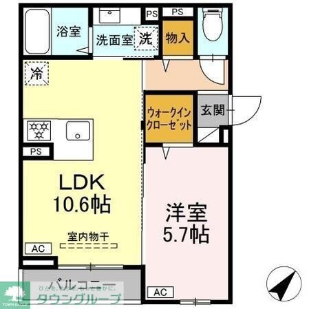 Asset-Court曙町の物件間取画像
